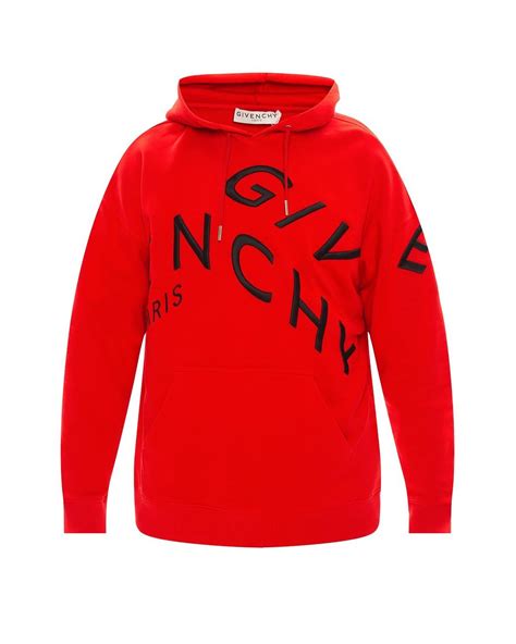 red givenchy hoodie mens|reversible Givenchy black hoodie.